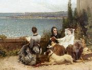 Les dames de l'ete avec leur chien